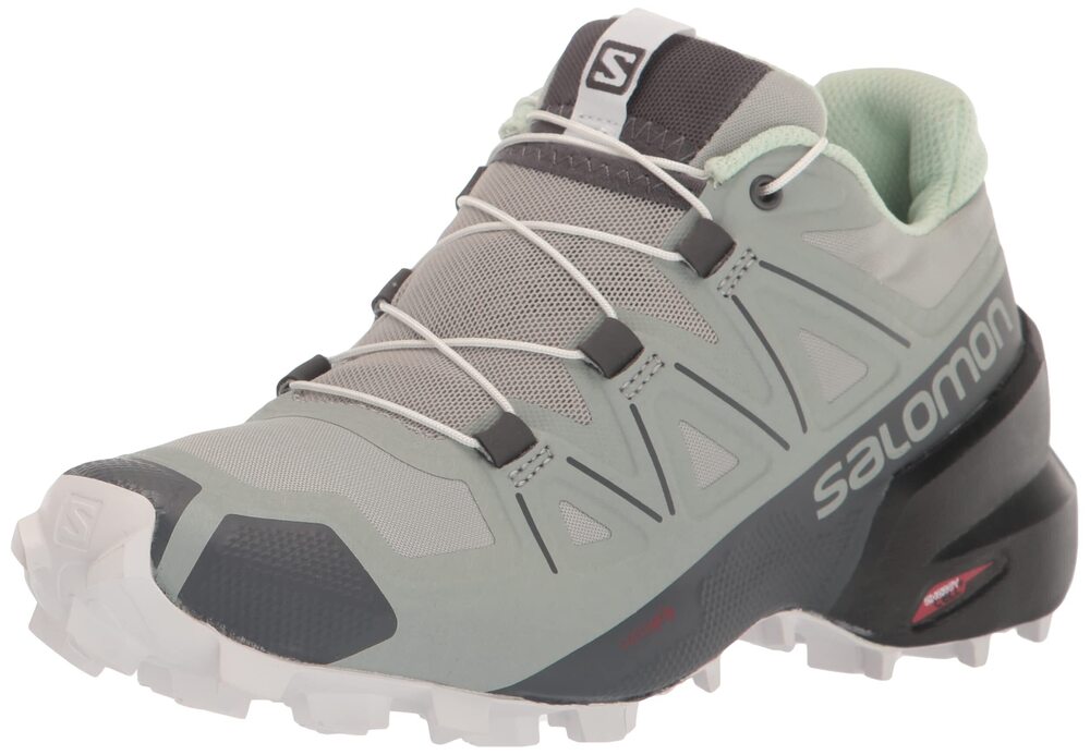 SALOMON WOMEN'S SPEEDCROSS 5 TRAIL RUNNING SHOES FOR WOMEN, WROUGHT IRON/SPRAY/W